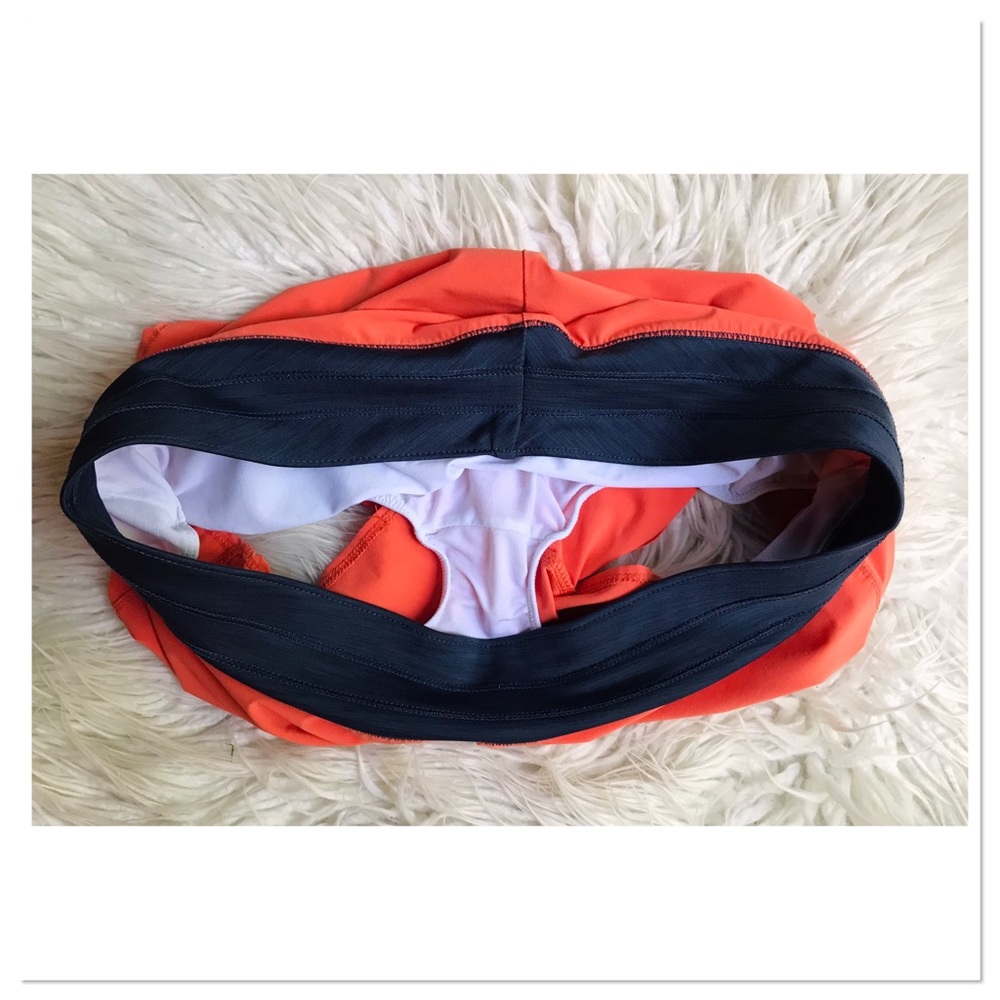 Oiselle Running Shorts Pull On Lined Orange Size Large - Picture 5 of 6